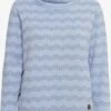 OXMO Sweatshirts Sweatshirt VERNITA Frauen Hellblau