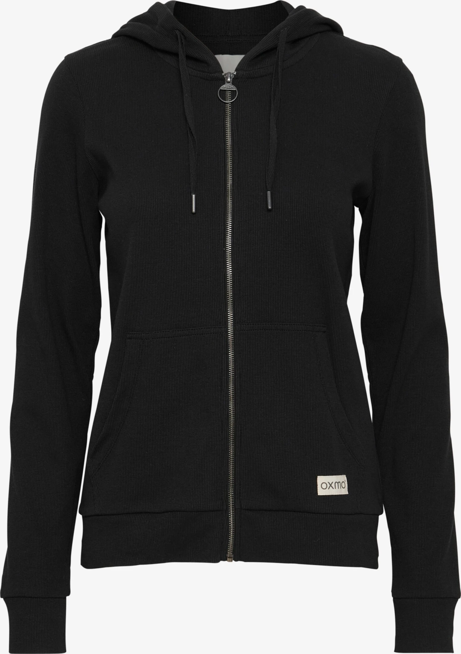 OXMO Sweatjacken Kapuzensweatshirtjacke Lova Frauen Schwarz 1 OXMO Sweatjacken Kapuzensweatshirtjacke Lova Frauen Schwarz