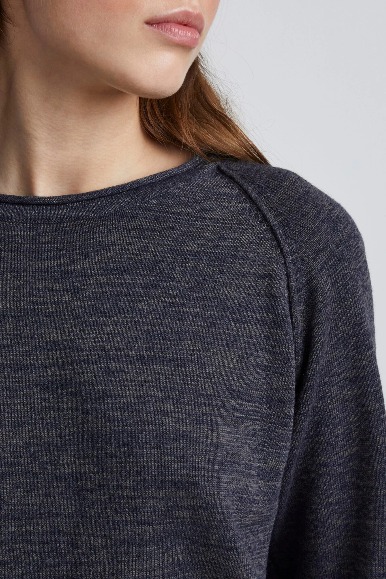 OXMO Feinstrickpullover Strickpullover Daniela Frauen Blau 5 OXMO Feinstrickpullover Strickpullover Daniela Frauen Blau – Bild 5