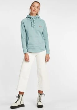 OXMO Hoodies Hoodie Amina Frauen Blau -OXMO Verkaufs-Shop 04a848fdd9d6f367e9c56b3c7802029c