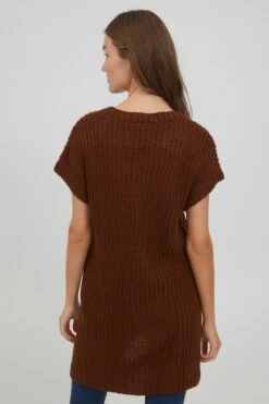 OXMO Feinstrickpullover Pullover Lene Frauen Braun -OXMO Verkaufs-Shop 04fcd9b0ea22233691492356be516d26