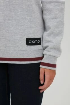 OXMO Hoodies Hoodie Omara Frauen Graumeliert / Weinrot -OXMO Verkaufs-Shop 06c8e1a74cb563476ee591e489c0a7c1