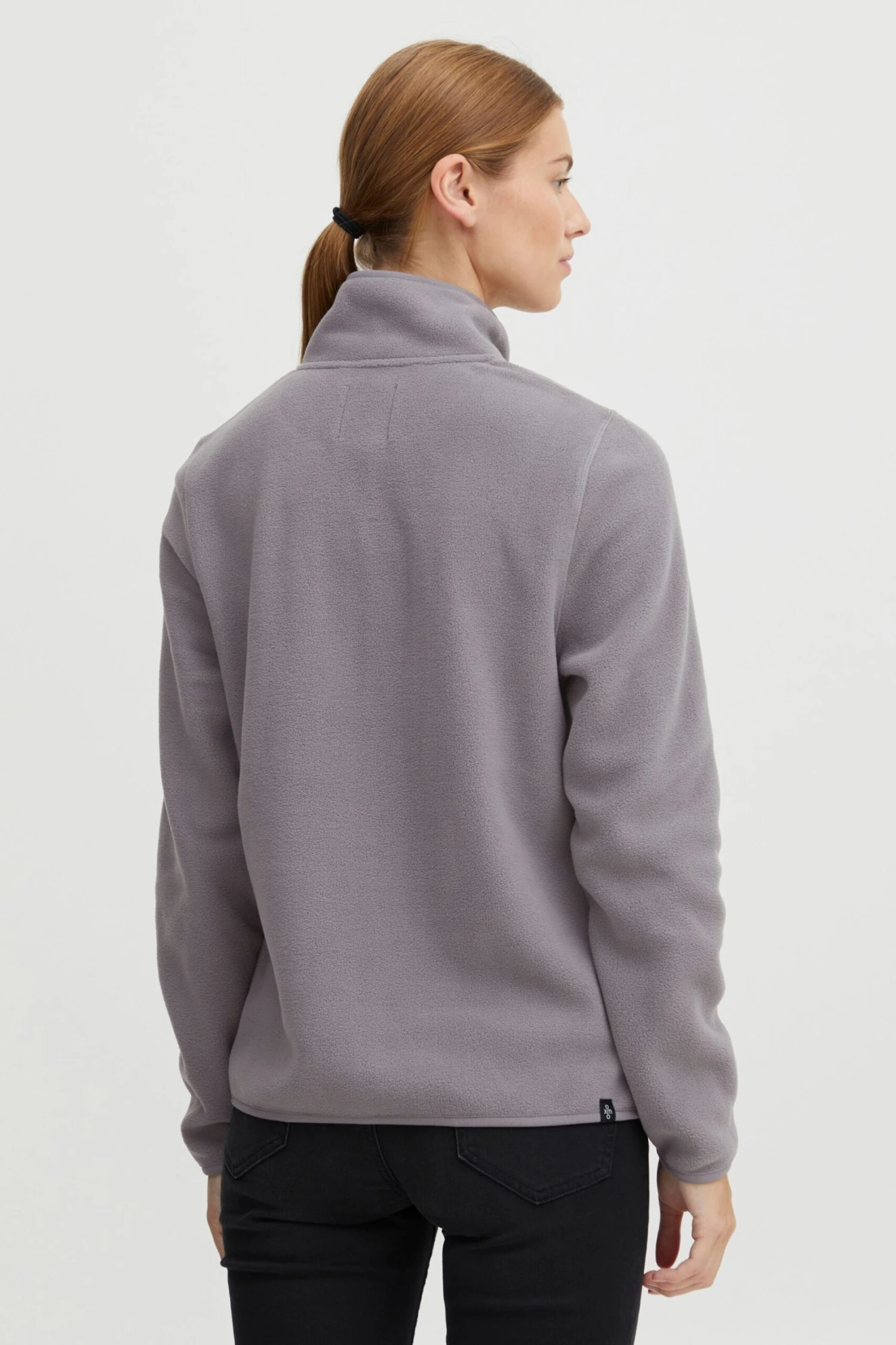 OXMO Outdoorjacken Fleecejacke Frauen Grau 3 OXMO Outdoorjacken Fleecejacke Frauen Grau – Bild 3