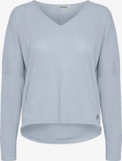 OXMO Basic Pullover Pullover KATLA Frauen Hellblau