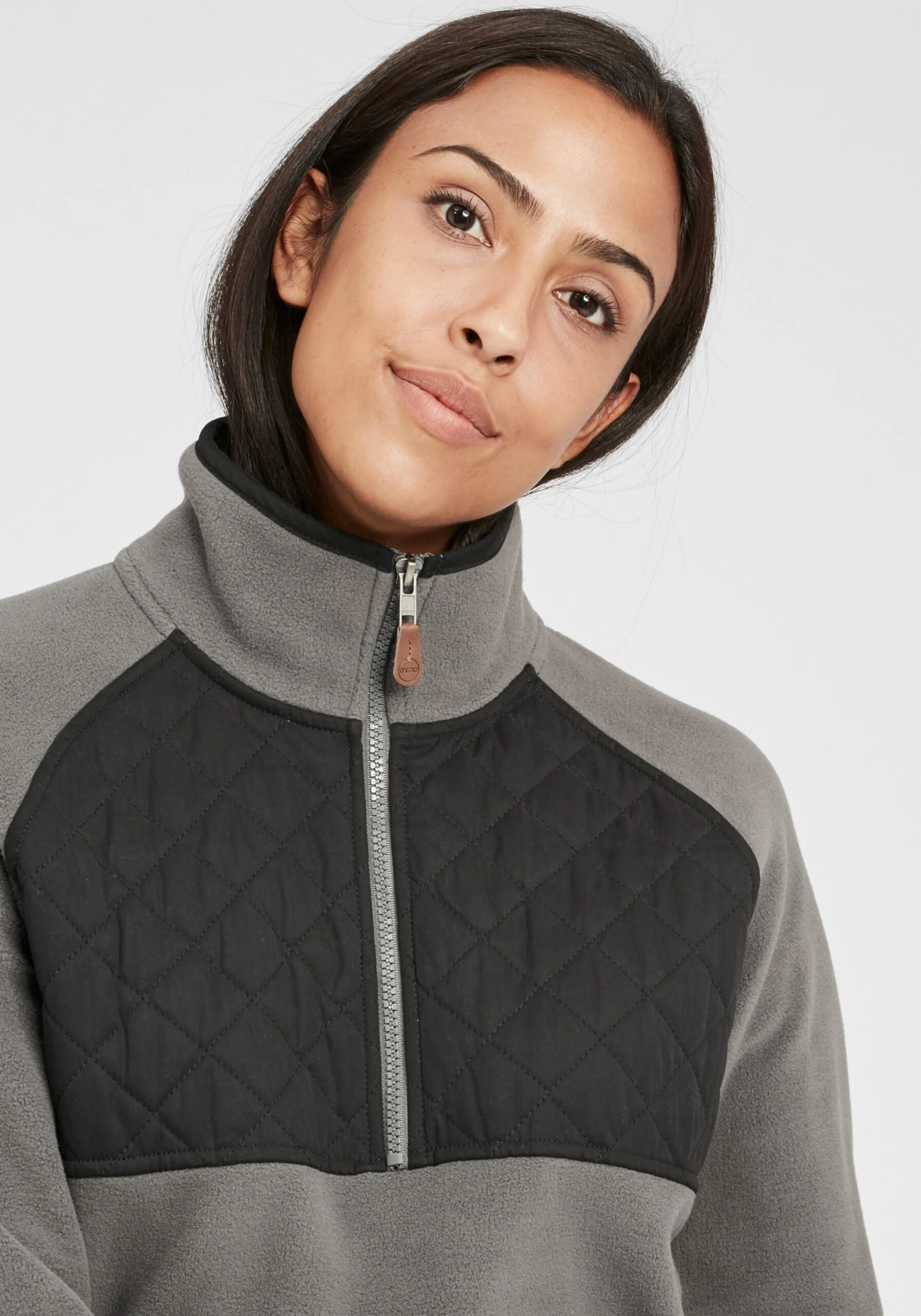 OXMO Übergangsjacken Sweatshirt Malita Frauen Grau / Dunkelgrau 5 OXMO Übergangsjacken Sweatshirt Malita Frauen Grau / Dunkelgrau – Bild 5