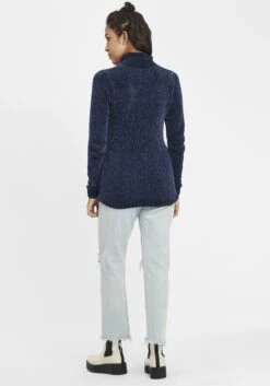 OXMO Feinstrickpullover Pullover Estella Frauen Blau -OXMO Verkaufs-Shop 0912acbb9b5508205fdbefa9ca3585d4