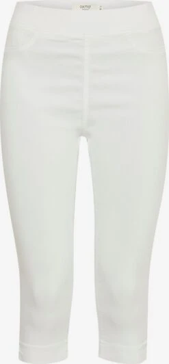 OXMO 3/4 Hosen Skinny HoseKeana Frauen Weiß