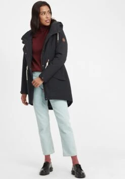 OXMO Jacken Parka Melly Frauen Schwarz -OXMO Verkaufs-Shop 0983d76d15bf03bc0fd7b03e6d7585fd