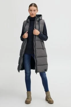 OXMO Westen Longweste Solice Frauen Grau 9 OXMO Westen Longweste Solice Frauen Grau -OXMO Verkaufs-Shop 0c255ef67f22e2d57295bdfe57fb95ed