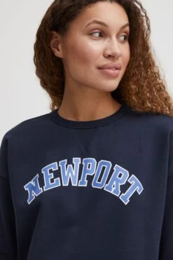 OXMO Sweatshirts Sweatshirt Pullover Coleen Frauen Blau 9 OXMO Sweatshirts Sweatshirt Pullover Coleen Frauen Blau -OXMO Verkaufs-Shop 0da1ccf56dd55d73602b9f71626fa067