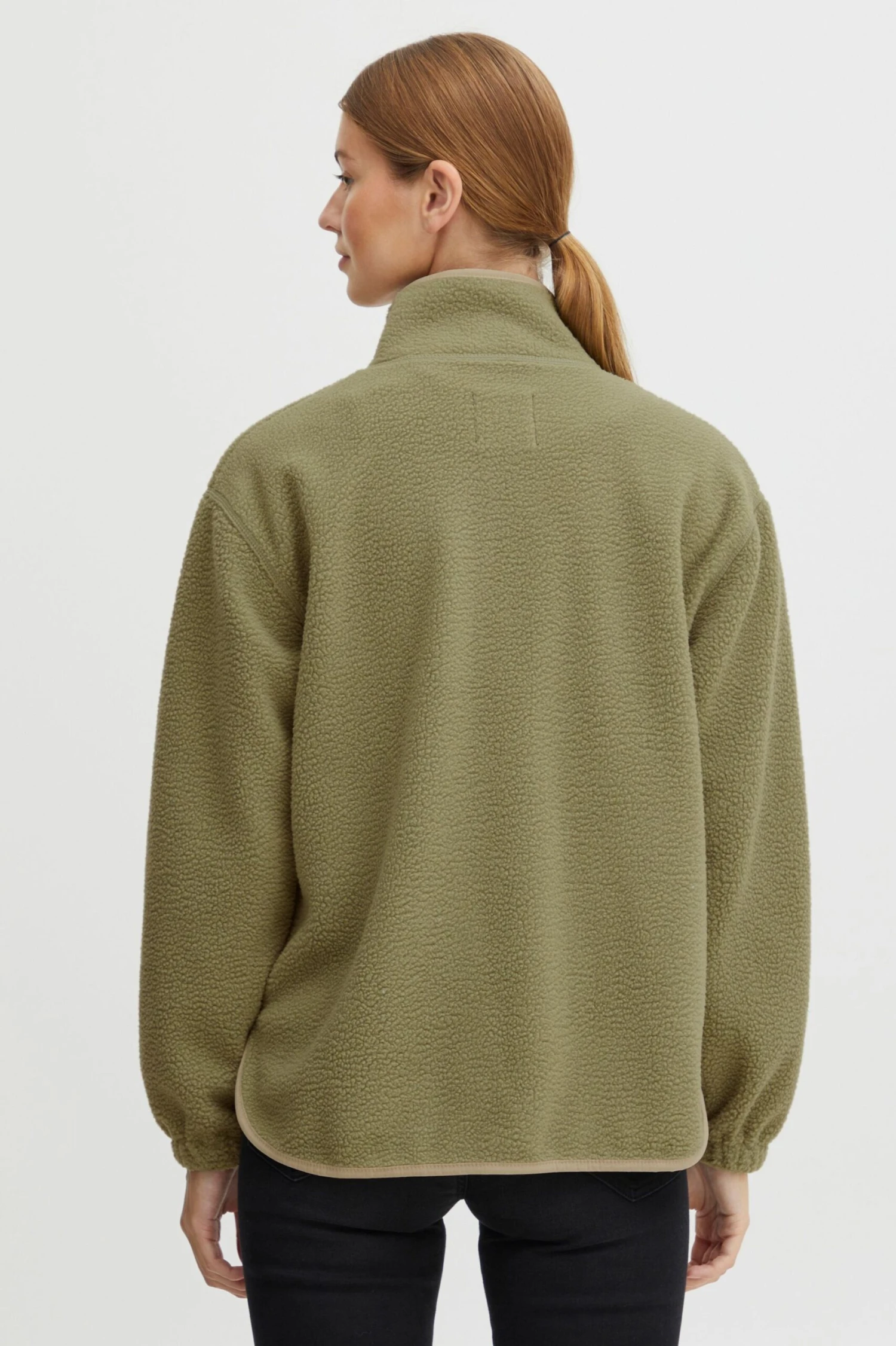 OXMO Übergangsjacken Fleecejacke Oxpiper Frauen Grün 5 OXMO Übergangsjacken Fleecejacke Oxpiper Frauen Grün – Bild 5