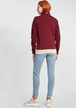 OXMO Pullover Hoodie Agda Frauen Beige / Rot -OXMO Verkaufs-Shop 10753886a7e8dcc52a0de435e395ce4e