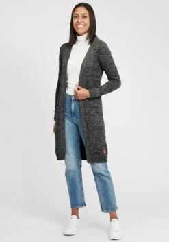 OXMO Strickjacken Strickjacke Philetta Frauen Grau / Dunkelgrau -OXMO Verkaufs-Shop 1174cbacb0c735b61427e770149de00e