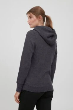 OXMO Kapuzenpullover Hoodie Olive Frauen Dunkelgrau -OXMO Verkaufs-Shop 118f3bb100783d012730a91d5bb3610c