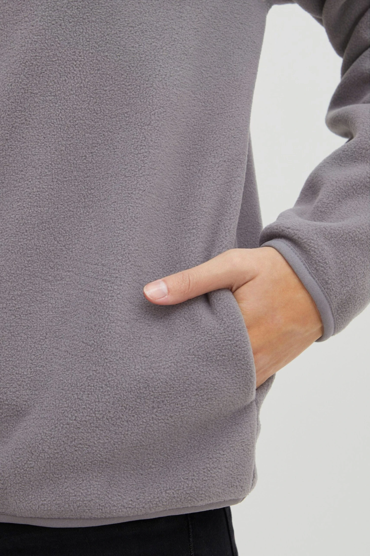 OXMO Outdoorjacken Fleecejacke Frauen Grau 6 OXMO Outdoorjacken Fleecejacke Frauen Grau – Bild 6