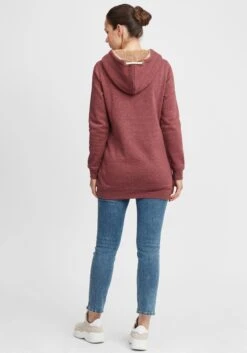 OXMO Hoodies Hoodie Vicky Pile Hood Long Frauen Rot / Weinrot -OXMO Verkaufs-Shop 131209564e8c6c2c1aebbf532bf5e78d