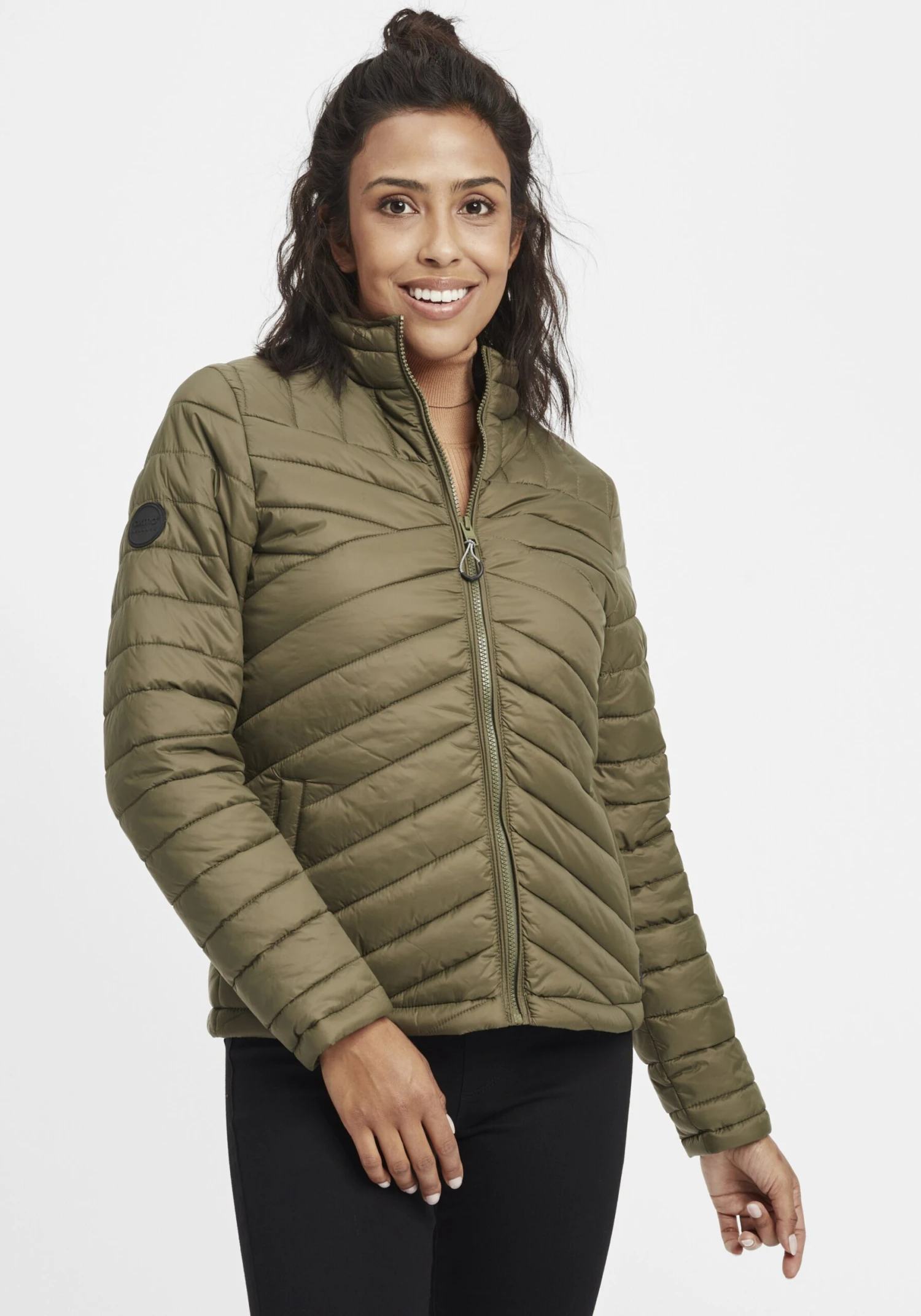 OXMO Übergangsjacken Steppjacke Leppa Frauen Grün 2 OXMO Übergangsjacken Steppjacke Leppa Frauen Grün – Bild 2