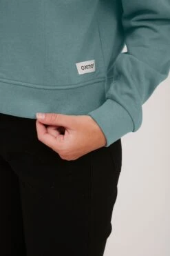 OXMO Pullover Troyer Grethe Frauen Grün -OXMO Verkaufs-Shop 153c4a4ebd4286c303e846d0cd76b56f