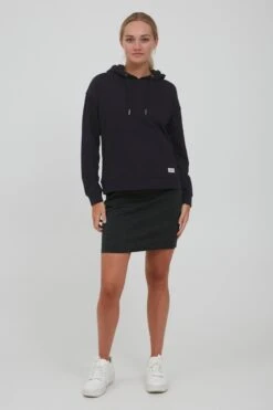 OXMO Pullover Kapuzenpullover Greta Frauen Schwarz -OXMO Verkaufs-Shop 160d38a625f46f05619962ce882b5d73
