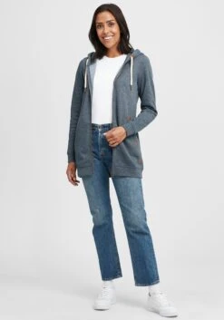 OXMO Sweatjacken Sweatjacke Vicky Straight-Zip Frauen Blau -OXMO Verkaufs-Shop 17483c015ebe0878399f1f53ec6d4830