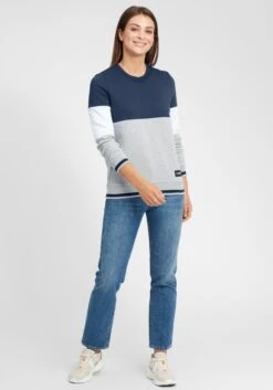 OXMO Sweatshirts Sweatshirt Omaya Frauen Blau -OXMO Verkaufs-Shop 176c044aed5140469ba9c95c5310be18