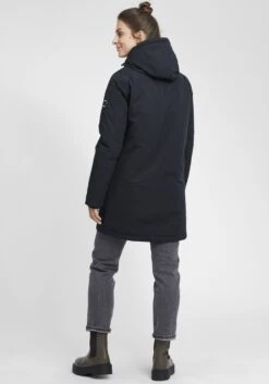 OXMO Jacken Parka Tamila Frauen Schwarz -OXMO Verkaufs-Shop 17b3684b70e9af8f051c175bab28c538