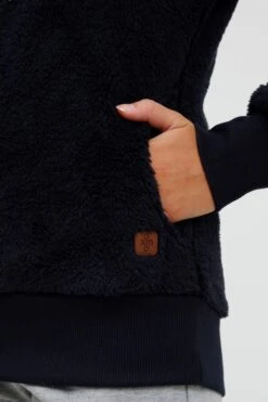 OXMO Kapuzenpullover Hoodie ANNIKEN Frauen Dunkelblau -OXMO Verkaufs-Shop 1822f1eef38e68d59c35eec80a14a52c