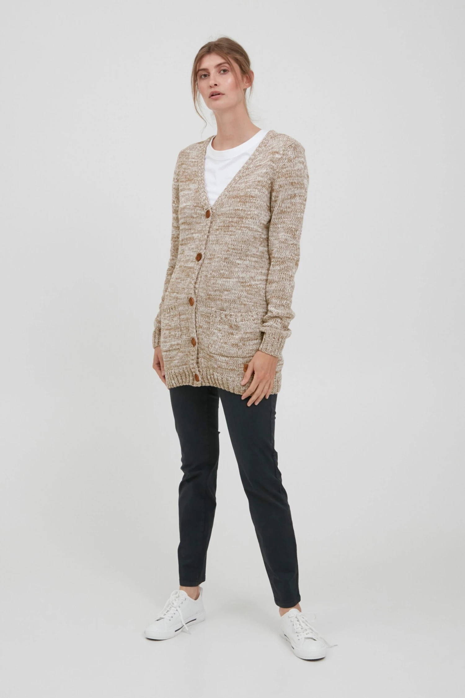 OXMO Strickjacken Strickjacke Philemona Frauen Mischfarben 3 OXMO Strickjacken Strickjacke Philemona Frauen Mischfarben – Bild 3