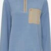 OXMO Pullover Stricktroyer Piala Frauen Blau