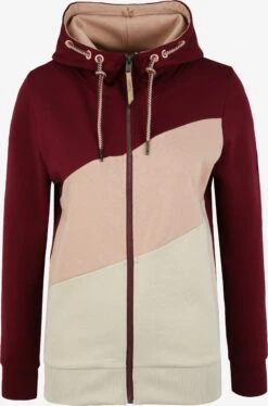 OXMO Sweatjacken Sweatjacke Aggi Frauen Rot