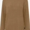 OXMO Pullover Strickpullover Saline Frauen Braun