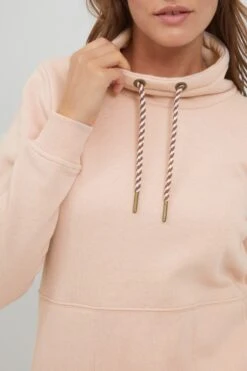 OXMO Feinstrickpullover Hoodie Vimpa Frauen Pastellorange -OXMO Verkaufs-Shop 1c2df343f337d17c51335205b6a37f64