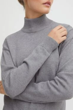 OXMO Pullover Strickpullover Ratina Frauen Graumeliert -OXMO Verkaufs-Shop 1e5ea26dd00eedc5956727ec5eb37155