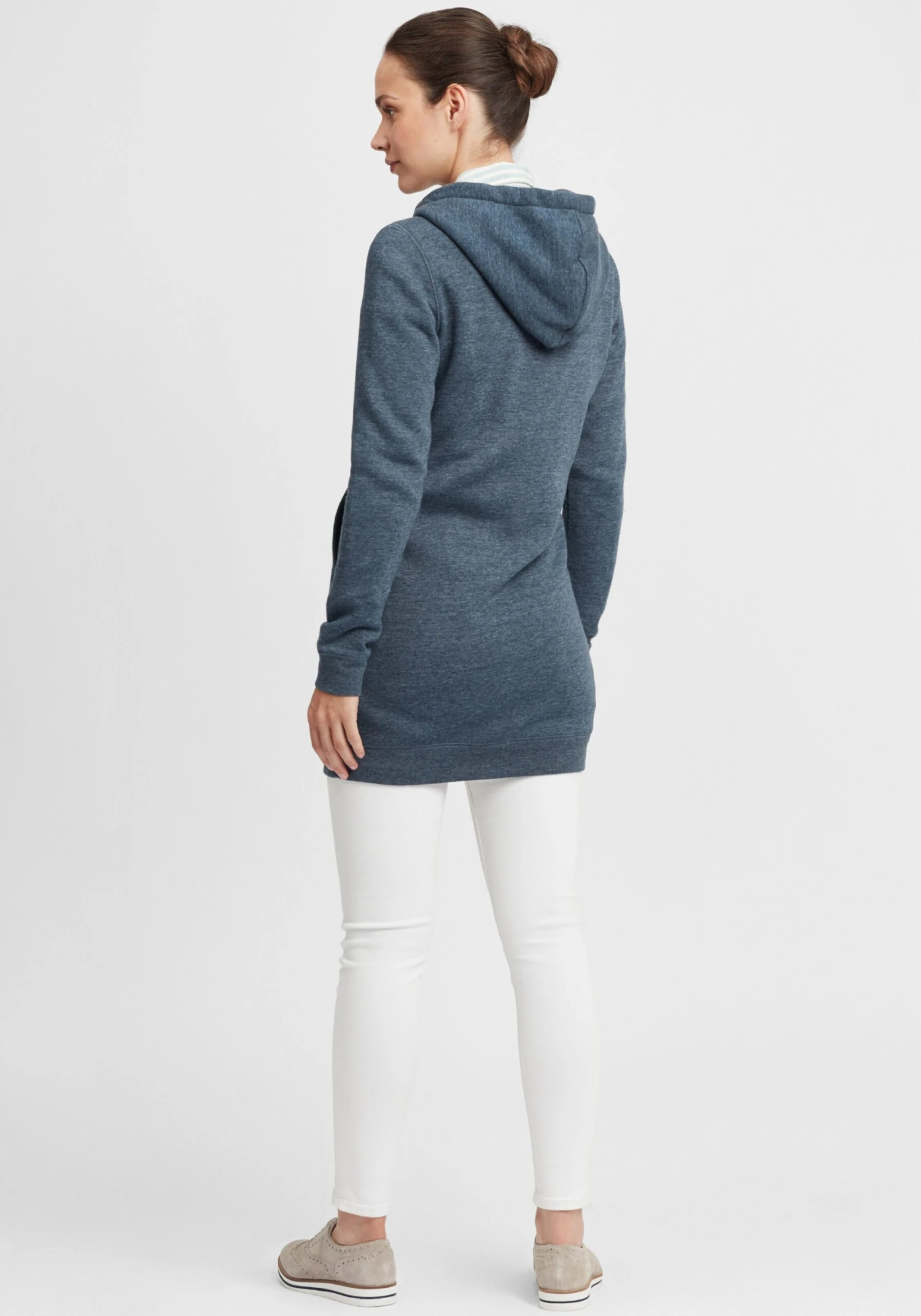 OXMO Sweatjacken Kapuzensweatjacke Olinda Frauen Blau 4 OXMO Sweatjacken Kapuzensweatjacke Olinda Frauen Blau – Bild 4