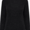 OXMO Rollkragenpullover Pullover Nancy Frauen Schwarz