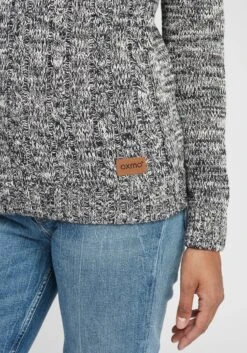 OXMO Pullover Rollkragenpullover Philipa Frauen Grau / Hellgrau / Graumeliert -OXMO Verkaufs-Shop 2266ba5ba9cfe769a006dc6c87e397af