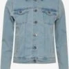 OXMO Jeansjacken Jeansjacke Fria Frauen Blau