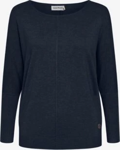 OXMO Pullover & Strick Pullover Herdis Frauen Dunkelblau