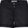 OXMO Shorts Regular Chinoshorts Piera Frauen Schwarz