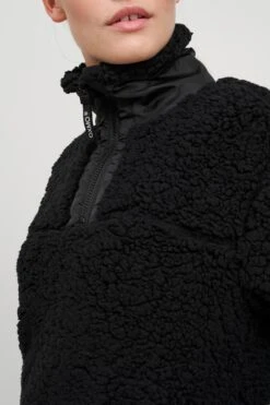 OXMO Pullover Troyer ELINA Frauen Schwarz -OXMO Verkaufs-Shop 2865c3d75b15cbf06abee2554ab7c785