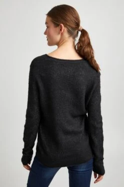 OXMO Feinstrickpullover Pullover Ilva Frauen Dunkelgrau -OXMO Verkaufs-Shop 288563a3bab222a129831a23b65bee05