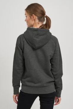 OXMO Sweatjacken Kapuzensweatjacke ULLA Frauen Dunkelgrau -OXMO Verkaufs-Shop 2934fb9ae48e852bf2833ee0ab6be5fa