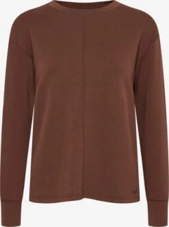 OXMO Pullover Sweatshirt Pea Frauen Braun