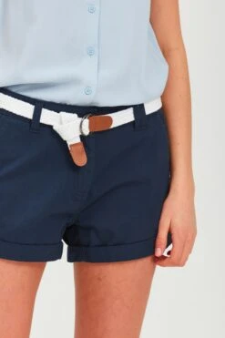 OXMO Shorts Regular Chinoshorts CHANETT Frauen Blau / Dunkelblau 10 OXMO Shorts Regular Chinoshorts CHANETT Frauen Blau / Dunkelblau -OXMO Verkaufs-Shop 299198066a8e70d8095e09f81830989d