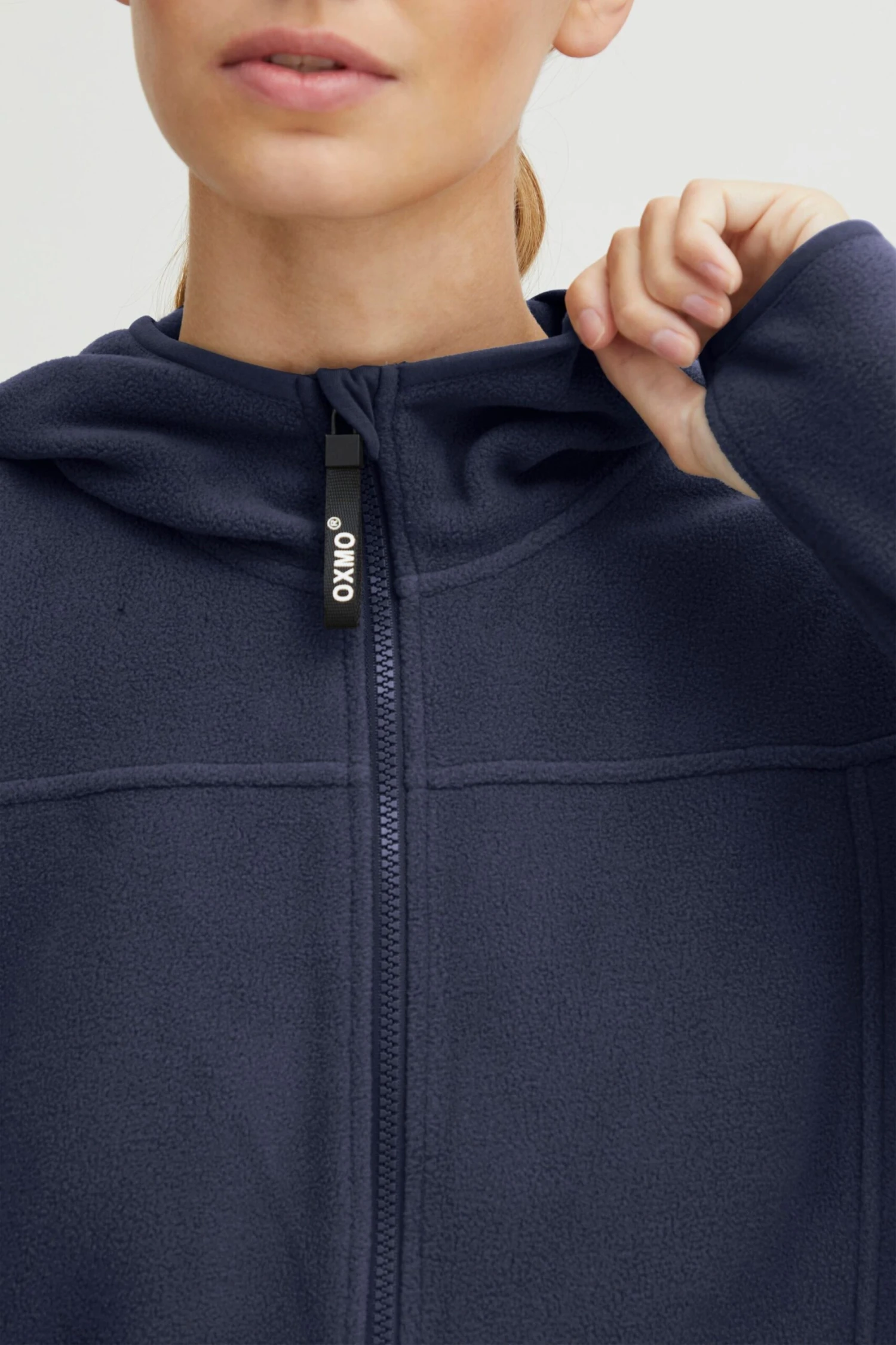 OXMO Übergangsjacken Fleecejacke Fine Frauen Blau 7 OXMO Übergangsjacken Fleecejacke Fine Frauen Blau – Bild 7