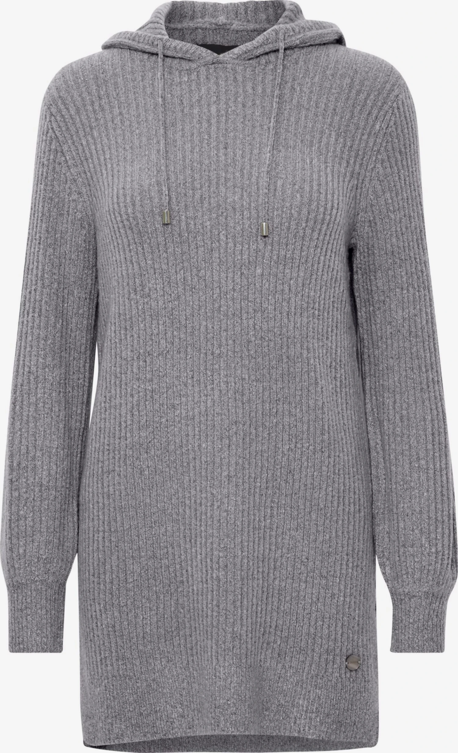 OXMO Kapuzenpullover Strickpullover Norma Frauen Graumeliert 1 OXMO Kapuzenpullover Strickpullover Norma Frauen Graumeliert