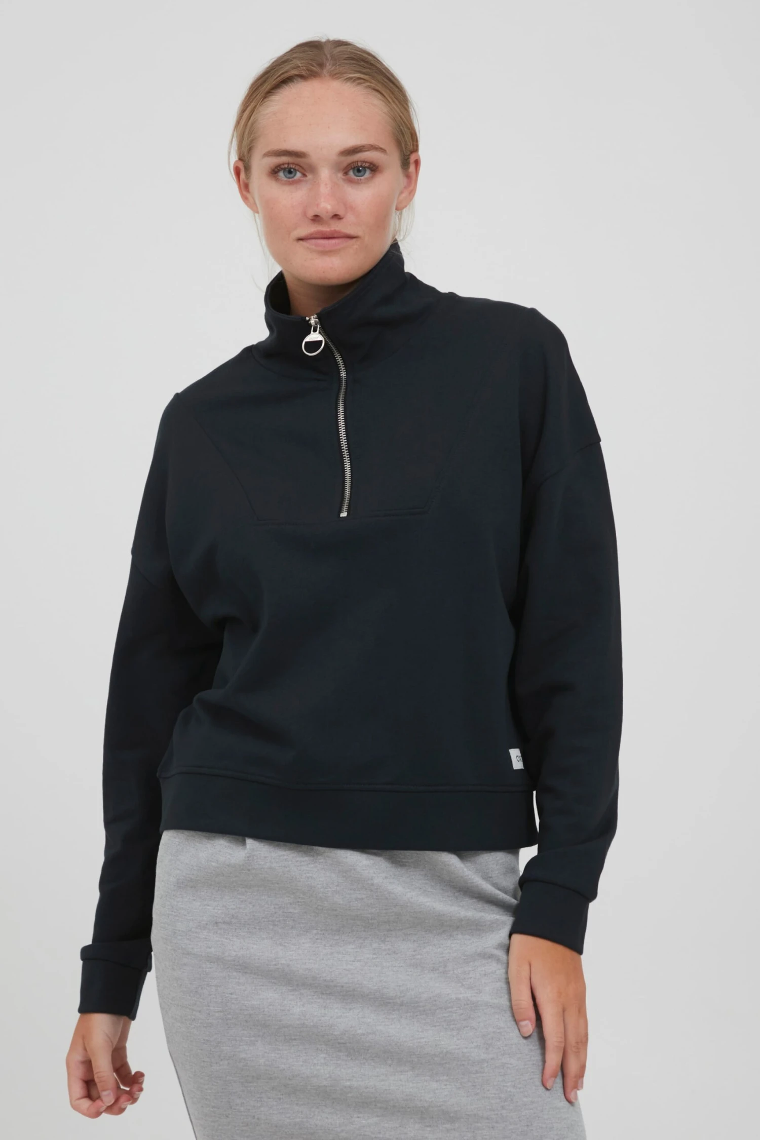 OXMO Pullover & Strick Pullover GRETHE Frauen Dunkelblau 2 OXMO Pullover & Strick Pullover GRETHE Frauen Dunkelblau – Bild 2