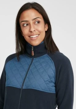 OXMO Sweatjacken Sweatjacke Malin Frauen Blau -OXMO Verkaufs-Shop 2daa89e6c785151a4f7ce21345e13bb4