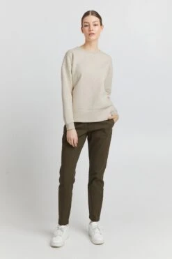 OXMO Sweatshirts Sweatshirt Holma Frauen Beigemeliert -OXMO Verkaufs-Shop 2e8cdb426a3117334bfbbc8355e19bc4