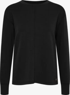 OXMO Pullover Sweatshirt Pea Frauen Schwarz